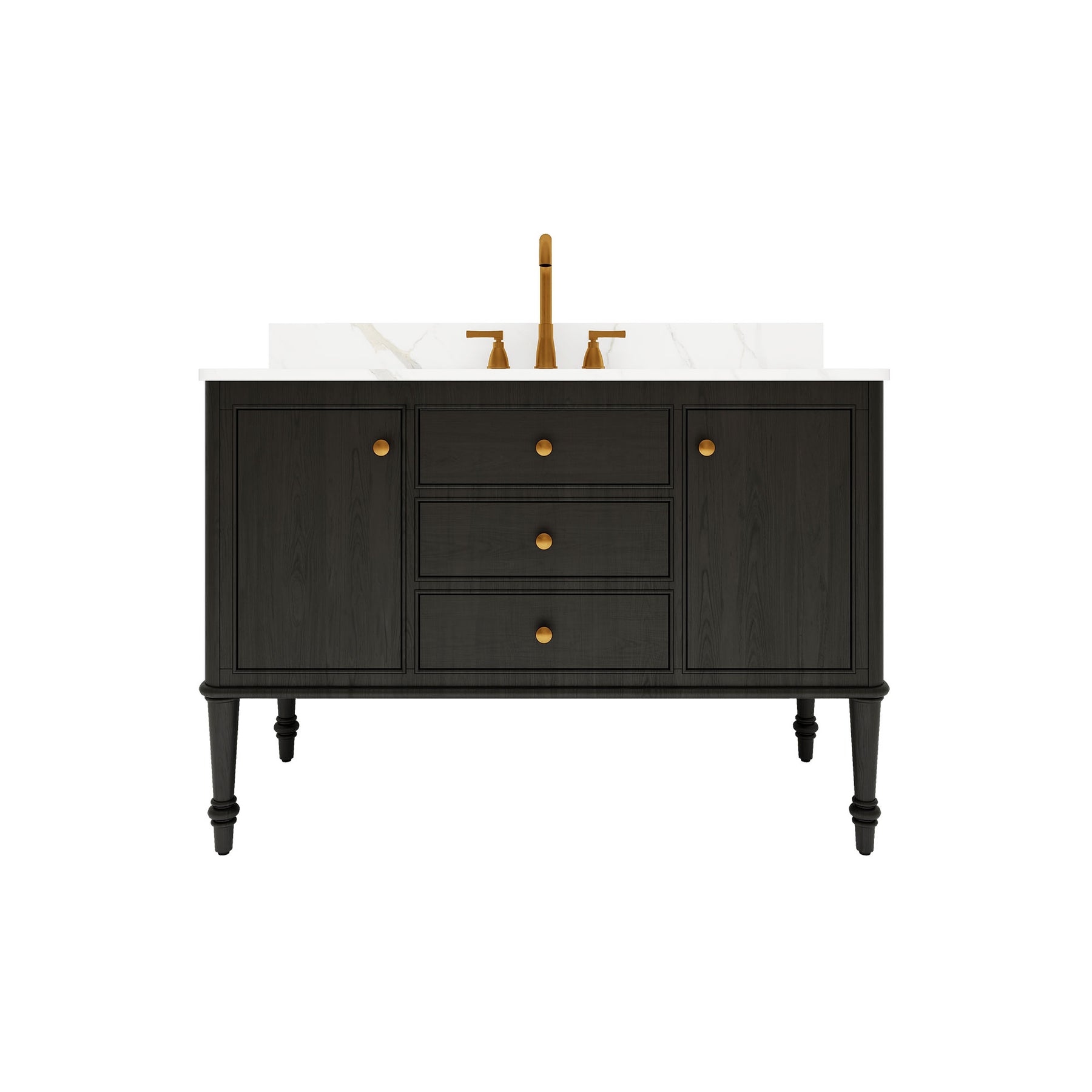 Verve 48" Freestanding Single Vanity Cabinets with Wall Mounted Options