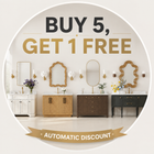 Automatic Discount: Buy 5, Get 1 FREE!