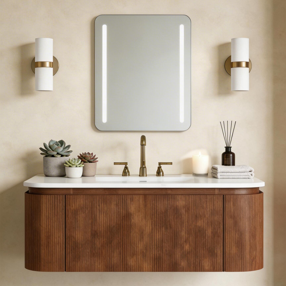 M407B 24" Motorized Accessible LED Mirror with Remote Control