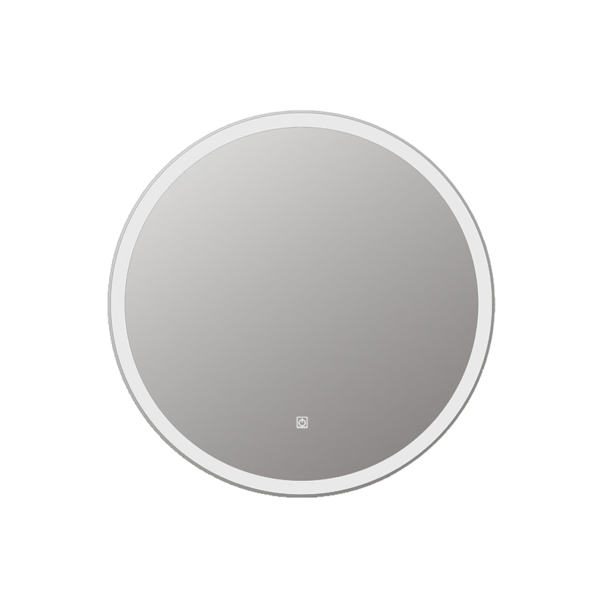 M628 32" Round LED Mirror with GPPS Frame & Front-Side Lighting