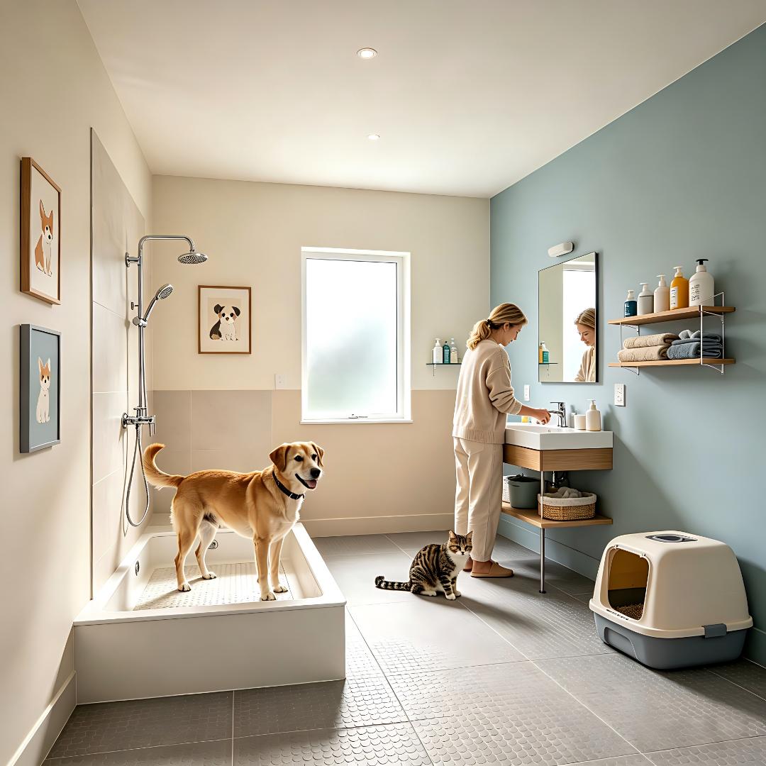 Happy Tails, Clean Spaces: Designing a Pet-Friendly Bathroom That Works for Everyone