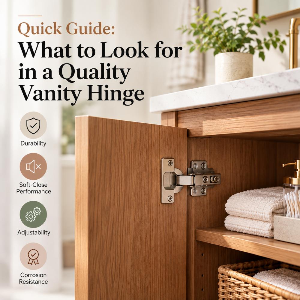 How to Choose High-Quality Bathroom Vanity Hinges: A Complete Guide