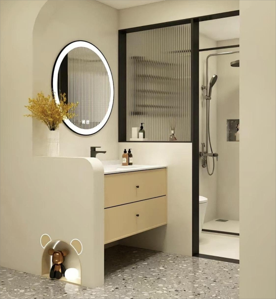 How to choose the material and style of bathroom vanities with small budget?
