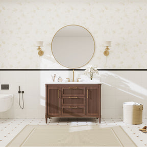 Vantara 48" Freestanding Single Vanity Cabinets with Fluted Texture