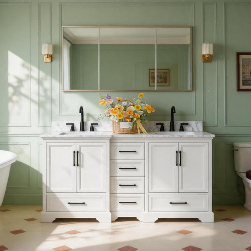 Nobilis 60" Freestanding Double Vanity Cabinets