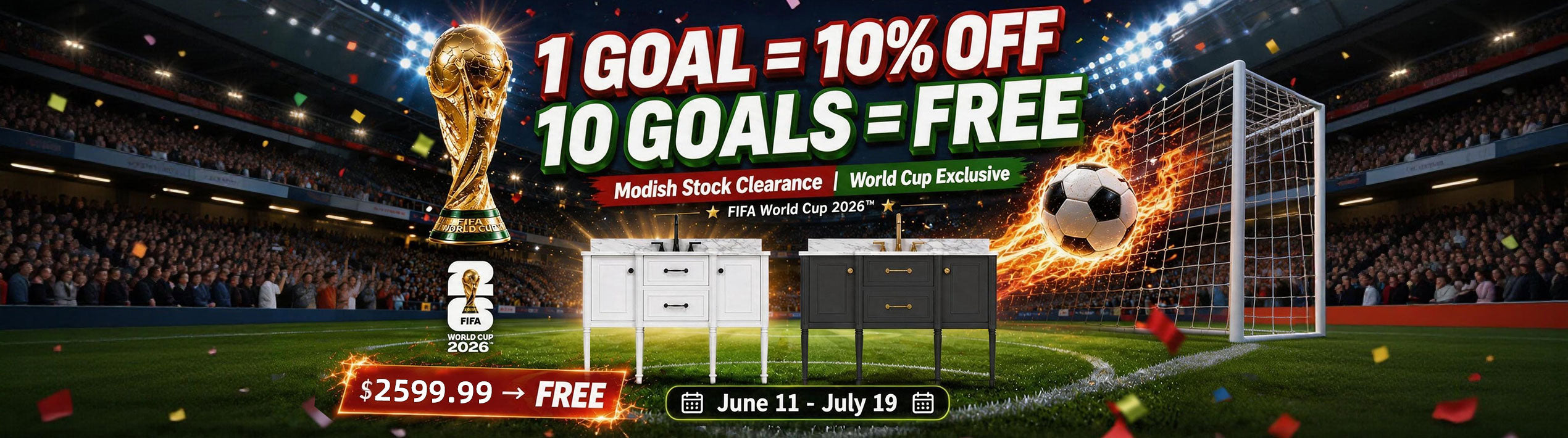 World Cup Modish Stock Clearance