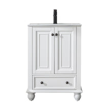 Retro 24" Freestanding Single Vanity Cabinets with Gourd-shaped Feet