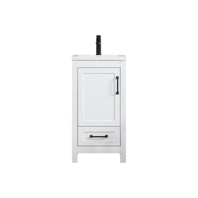 Modern 18" Freestanding Bathroom Vanity Combo with Single Undermount Sink