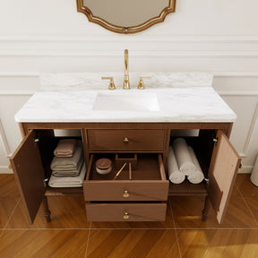 Verve 48" Freestanding Single Vanity Cabinets with Wall Mounted Options