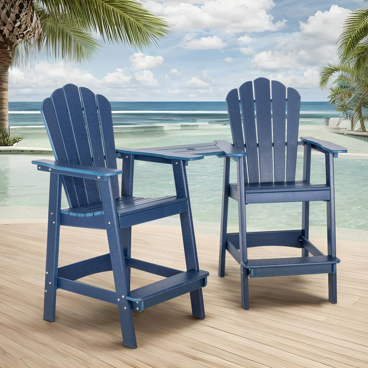Adirondack chair set of 2 with table best sale
