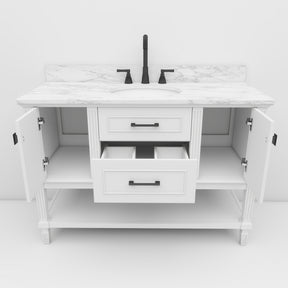 Bosun 48" Freestanding Single Vanity Cabinet with Reliable Storage & Solid Frame