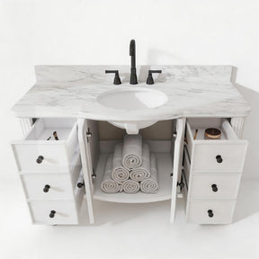 Elara 48" Freestanding Single Vanity  Cabinets with Solid Wood Legs