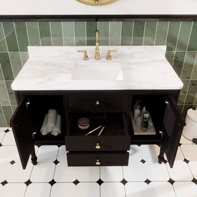 Verve 48" Freestanding Single Vanity Cabinets with Wall Mounted Options