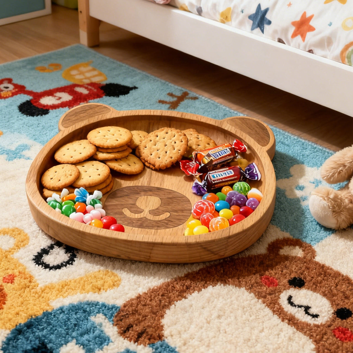Handmade Bear-Shaped Wooden Tray - Pre-Order Exclusive | Scarce Multi-Purpose Dish