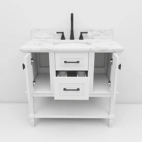 Bosun 36" Freestanding Single Vanity Cabinet with Reliable Storage & Solid Frame