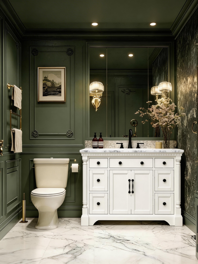 Midnight Glamour Bathroom