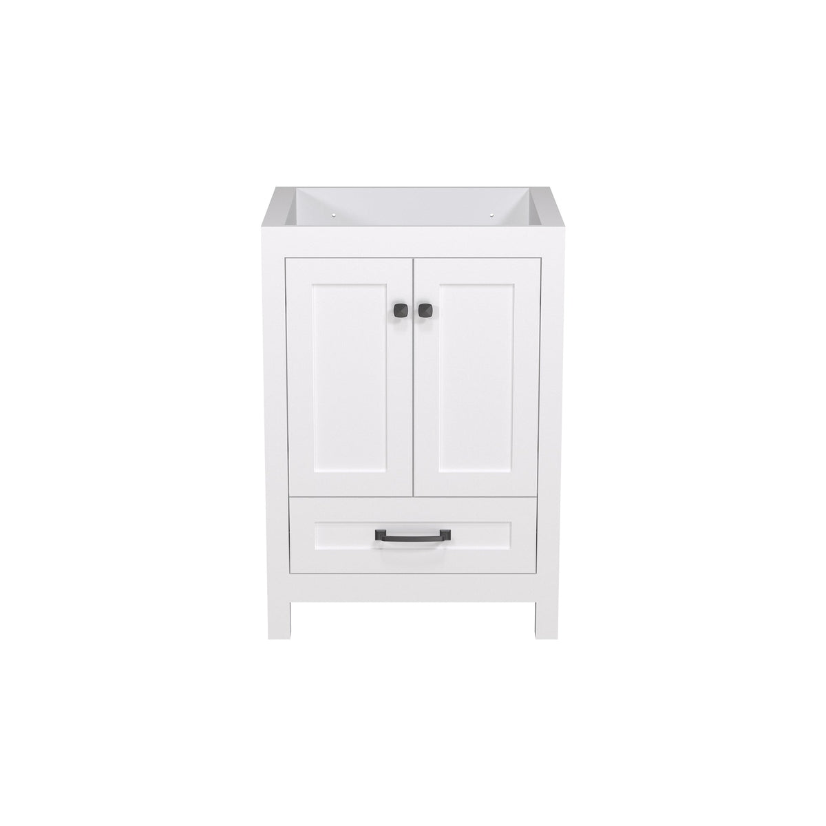 Modern 24’’ RTA Freestanding Vanity Cabinet Base with Larger Storage Room (Countertop & Sink Not Included) 浴室柜