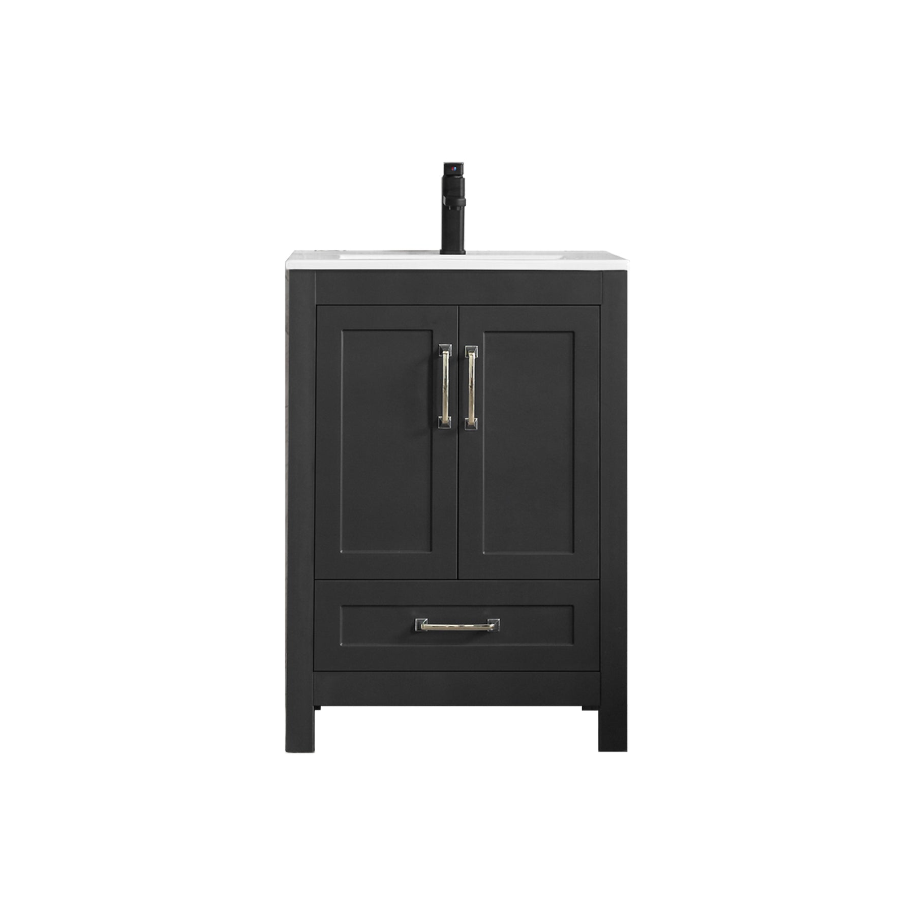 Modern 24" Freestanding Single Vanity Cabinets with Classic Design
