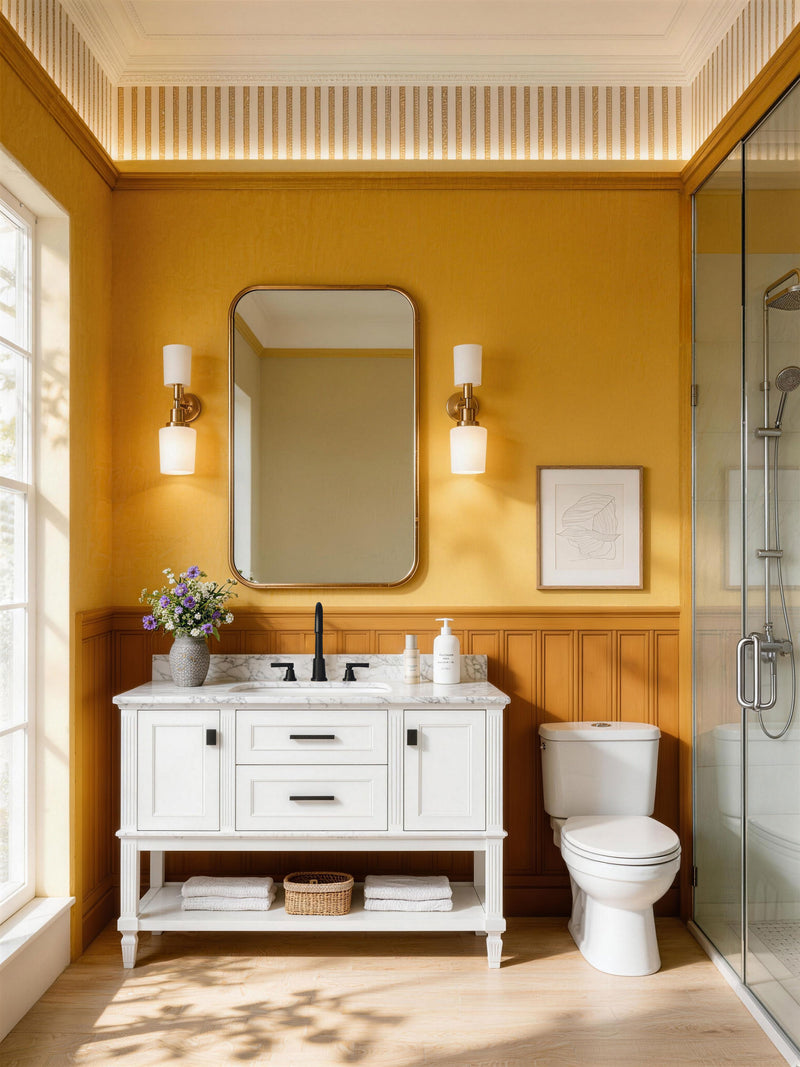 Retro Sunshine Bathroom