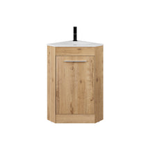 Corner 26" Freestanding Single Vanity Cabinets with Small Space Decor