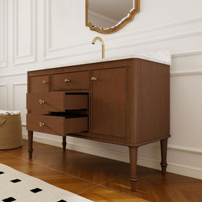 Verve 48" Freestanding Single Vanity Cabinets with Wall Mounted Options
