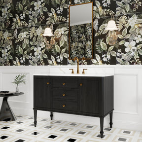 Verve 48" Freestanding Single Vanity Cabinets with Wall Mounted Options