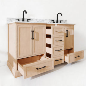 Nobilis 60" Freestanding Double Vanity Cabinets with Symmetrical Layout