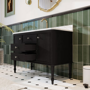 Verve 48" Freestanding Single Vanity Cabinets with Wall Mounted Options