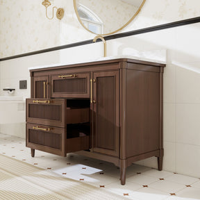 Vantara 48" Freestanding Single Vanity Cabinets with Fluted Texture