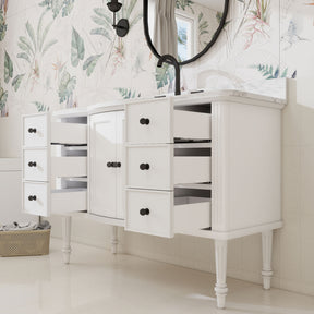Elara 48" Freestanding Single Vanity  Cabinets with Solid Wood Legs