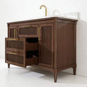 Vantara 48" Freestanding Single Vanity Cabinets with Fluted Texture