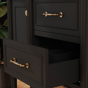 Modish 60’’ Wall Mounted Single Vanity Cabinets Cabinets with Solid Wood Legs 浴室柜