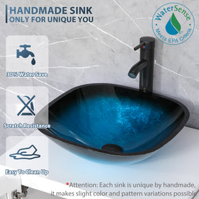Classic 18" Freestanding Bathroom Vanity Combo with Single Sink & Mirror