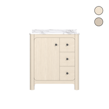 Canyon 30" Freestanding Single Vanity Cabinet with Curved Design