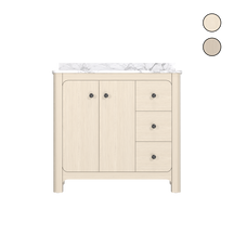 Canyon 36" Freestanding Single Vanity Cabinet with Curved Design