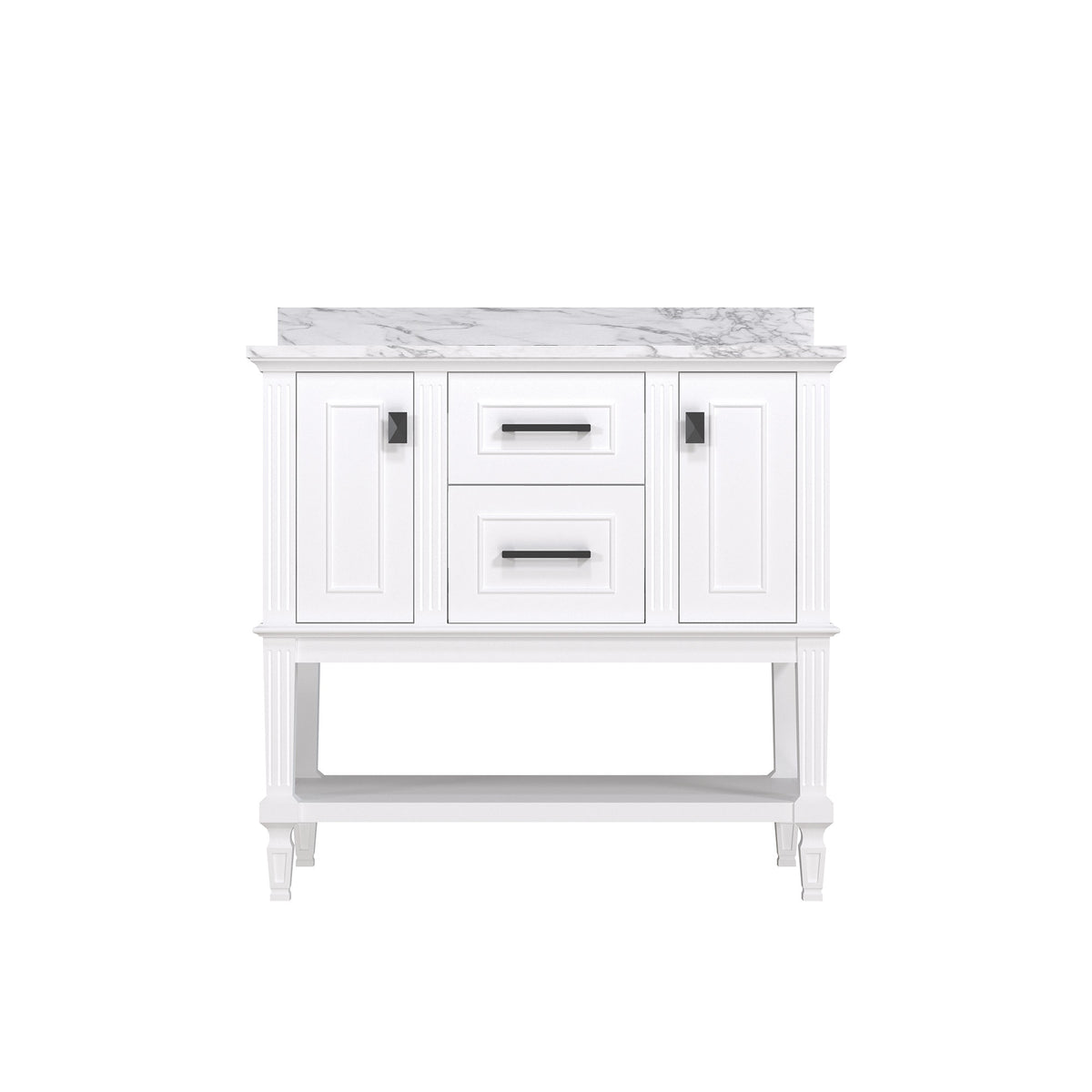 Bosun 36" Freestanding Single Vanity Cabinet with Reliable Storage & Solid Frame