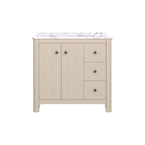 Canyon 36" Freestanding Single Vanity Cabinet with Curved Design
