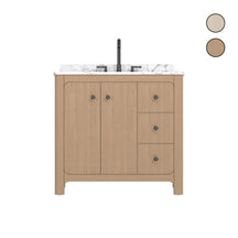 Canyon 36" Freestanding Single Vanity Cabinet with Curved Design