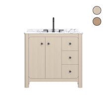 Canyon 36" Freestanding Single Vanity Cabinet with Curved Design
