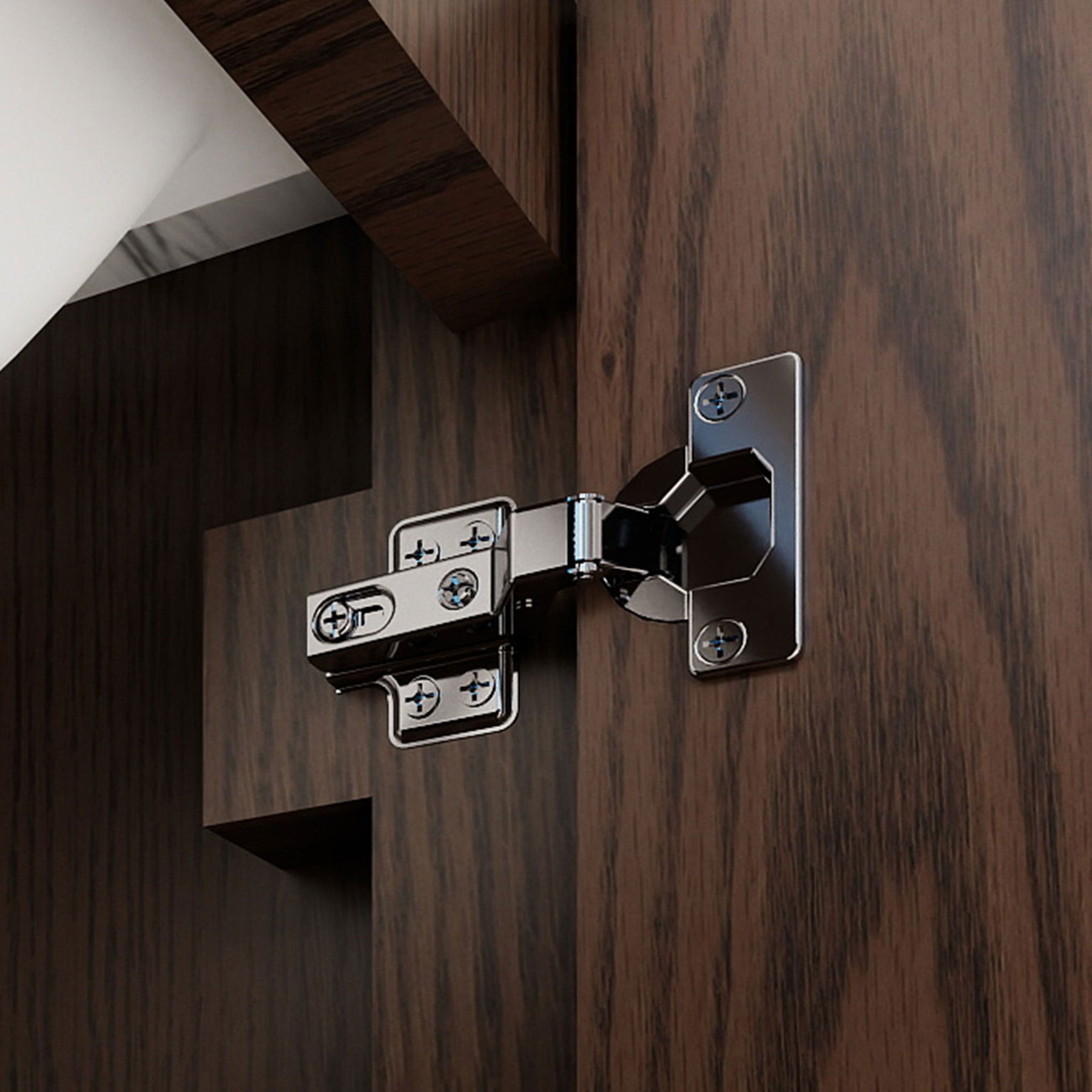 Canyon 48" Freestanding Single Vanity Cabinet with Curved Design