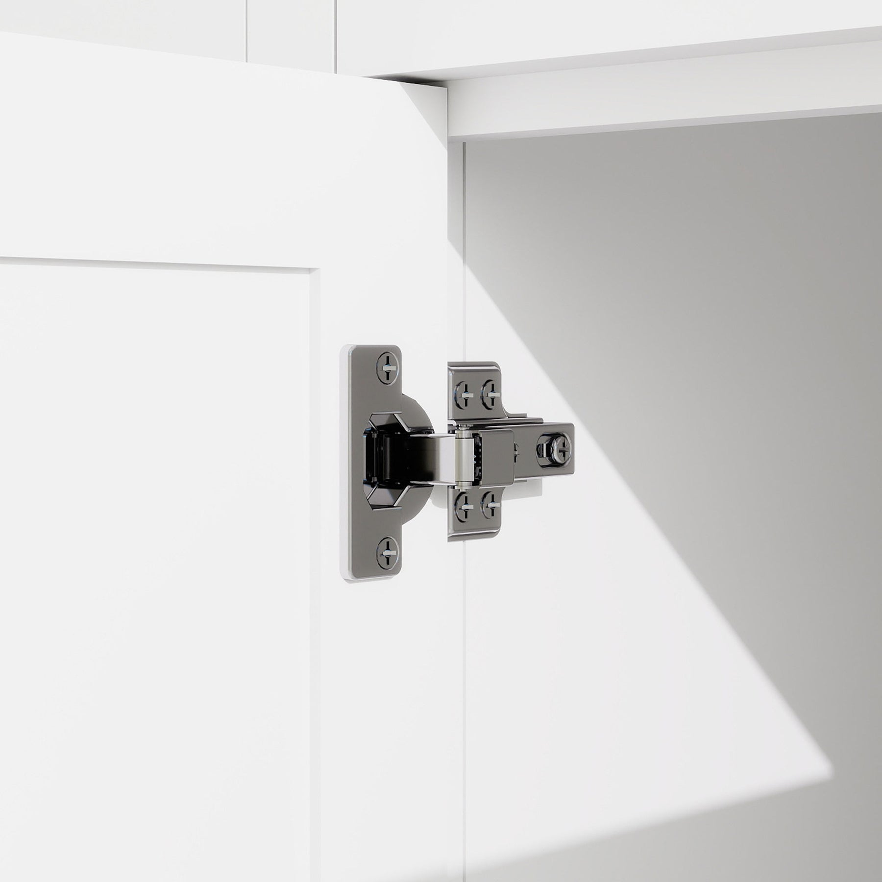 Opuluxe 48" Freestanding Single Vanity Cabinets with Curved Design