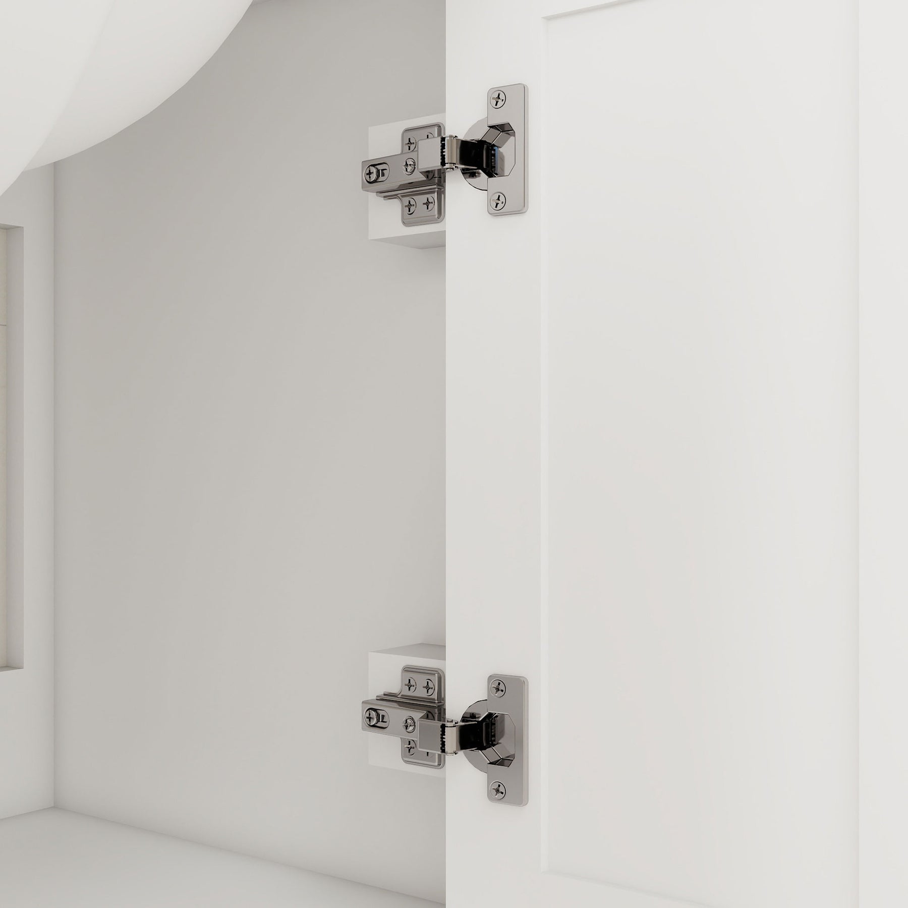 Elara 60" Freestanding Double Vanity Cabinets with Solid Wood Legs