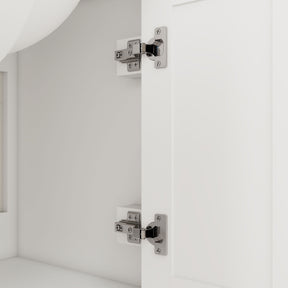 Elara 60" Freestanding Double Vanity Cabinets with Solid Wood Legs