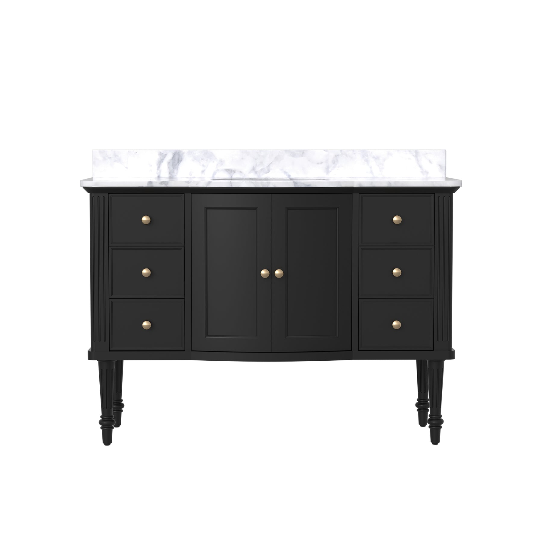Elara 48" Freestanding Single Vanity  Cabinets with Solid Wood Legs