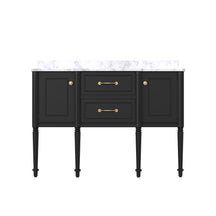 Modish 48" Wall Mounted Single Vanity Cabinets with Solid Wood Legs