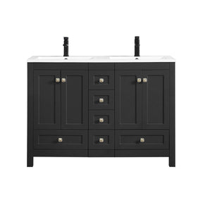 Modern 48" Freestanding Double Vanity Cabinets with Classic Design