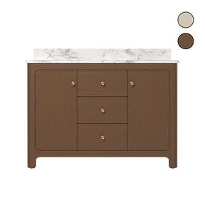 Canyon 48" Freestanding Single Sink Bathroom Vanity with 3-Drawer Design