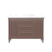 Vantara 48" Freestanding Single Vanity Cabinets with Fluted Texture