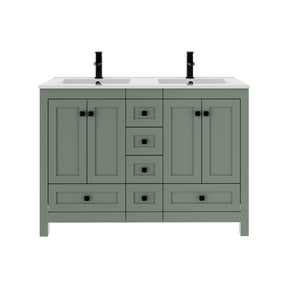 Modern 48" Freestanding Double Vanity Cabinets with Classic Design