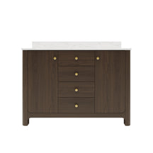 Canyon 48" Freestanding Single Vanity Cabinets with Curved Design